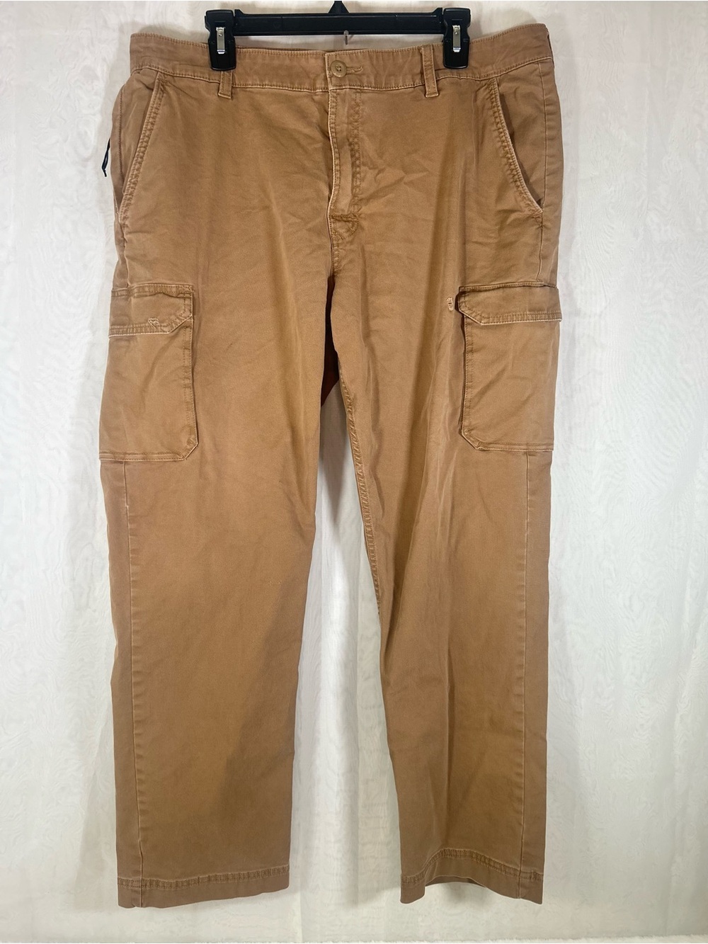 Columbia Men's Cargo Pants 38x30 Tan Straight Leg Cotton Utility